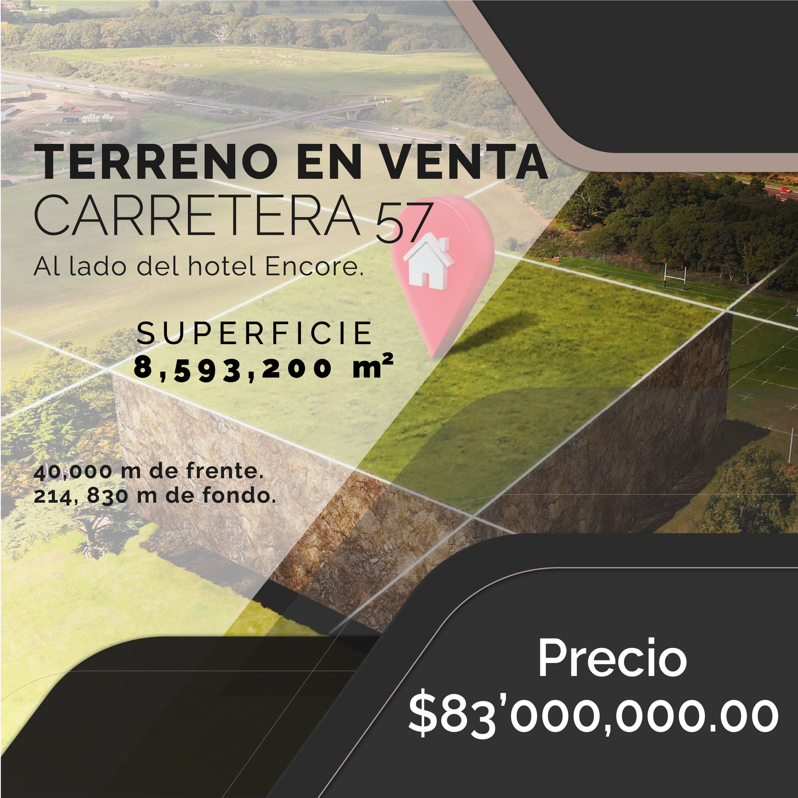 Venta de Terreno, Carretera 57