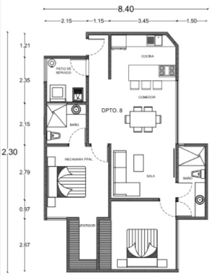 Departamentos en Venta, Campo Azul