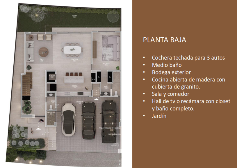 Vista de la propiedad